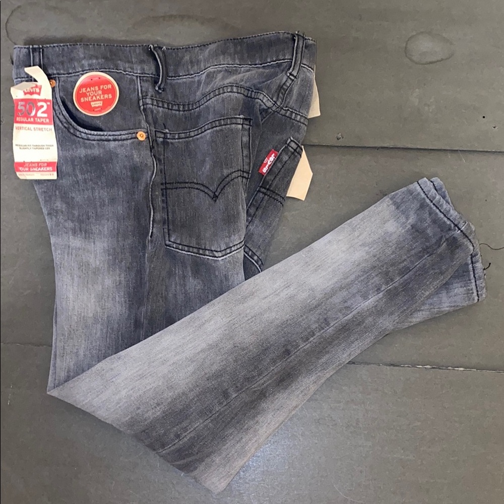 Levi's 502 Regular Taper Fit Jeans Faded Size 16 REG 28x28